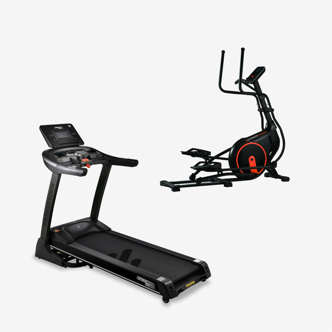 PACK TROTADORA ELÉCTRICA E600 ELITE 2.0 + ELÍPTICA T800 PRO MAGNÉTICA