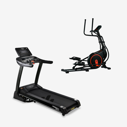 PACK TROTADORA ELÉCTRICA E600 ELITE 2.0 + ELÍPTICA T800 PRO MAGNÉTICA